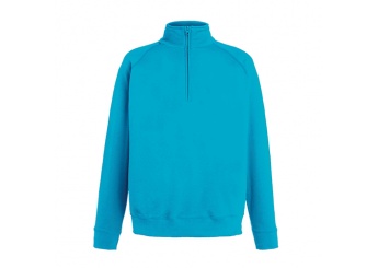 Sweatshirt Zip Neck 240 gr Cores