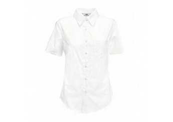 Camisa Lady-fit Poplin Branca 115gr/m2