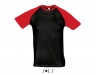 T-SHIRT BICOLOR COM MANGAS RAGL PARA HOMEM FUNKY