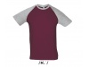 T-SHIRT BICOLOR COM MANGAS RAGL PARA HOMEM FUNKY