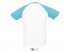 T-SHIRT BICOLOR COM MANGAS RAGL PARA HOMEM FUNKY