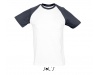 T-SHIRT BICOLOR COM MANGAS RAGL PARA HOMEM FUNKY