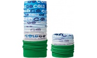 Gola de polister com velo