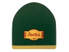 Gorro de dupla camada com corte colorido