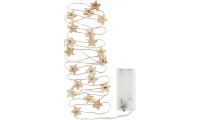 Corda com 20 luzes LED com forma de estrela MILKY WAY