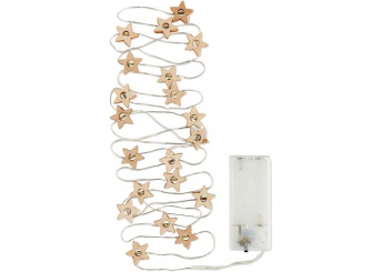Corda com 20 luzes LED com forma de estrela MILKY WAY