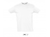 T-SHIRT DE GOLA REDONDA BRANCA PARA HOMEM 3XL IMPERIAL
