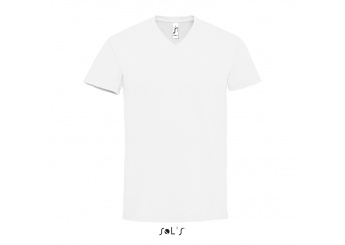 T-shirt com Gola em V para Homem Branca IMPERIAL V MEN