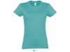 T-SHIRT DE GOLA REDONDA CORES PARA SENHORA IMPERIAL