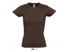 T-SHIRT DE GOLA REDONDA CORES PARA SENHORA IMPERIAL
