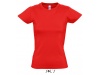 T-SHIRT DE GOLA REDONDA CORES PARA SENHORA IMPERIAL