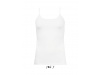 TOP COM ALAS FINAS PARA SENHORA BRANCO JOY