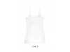 TOP COM ALAS FINAS PARA SENHORA BRANCO JOY