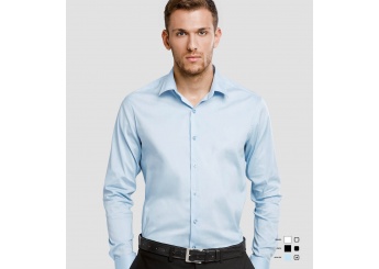 Camisa Popelina de manga Comprida para Homem PARIS