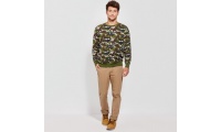 Sweat estampado camuflagem 290gr/m2 Homem MALONE