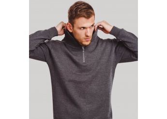 Sweatshirt unissexo com fecho Budapest
