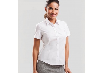 Camisa Oxford de Manga Curta para Senhora London
