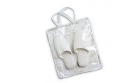 Conjunto de banho com roupo e chinelos