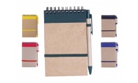 Caderno em Carto Reciclado + Esferogrfica ECOCARD