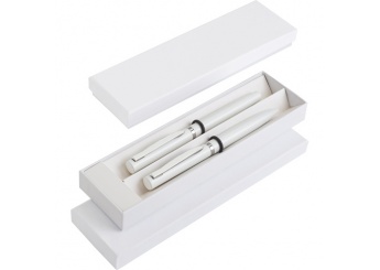 Conjunto de esferogrfica + roller de metal + estojo de oferta