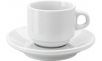 Chavna e prato em porcelana