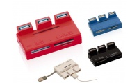 Leitor de cartes de Memria USB 2.0 + HUB 3 Portas USB TISCO