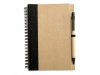 Caderno com 70 folhas de papel reciclado + esferogrfica SONORA PLUS