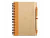 Caderno com 70 folhas de papel reciclado + esferogrfica SONORA PLUS