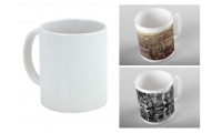 CANECA BRANCA COM IMPRESSO 20X8CM A CORES INCLUIDA