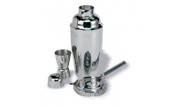 Conjunto de cocktail cromado 500ml