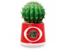 Relgio Vaso com Cacto Artificial Zelmo