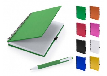 Caderno + Esferogrfica em Carto Reciclado Koguel