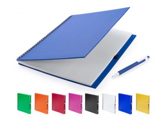 Caderno em Carto Reciclado + Esferogrfica Tecnar