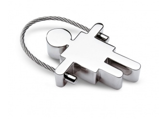 Porta-chaves com forma de menino