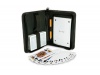 Conjunto jogo de cartas + bloco de notas + lpis