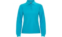 POLO ESTRELLA MANGA COMPRIDA SENHORA COR 220gr/m2