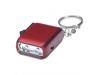 Mini-lanterna com dnamo de 2 LEDs e porta-chaves