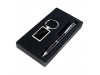 Conjunto esferogrfica de plstico + porta-chaves Kelly