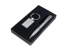Conjunto esferogrfica de plstico + porta-chaves Kelly