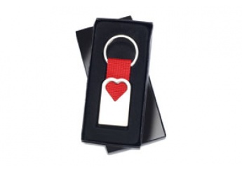 Porta-chaves com forma de corao