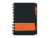Caderno 70 folhas com bloco de notas + caneta