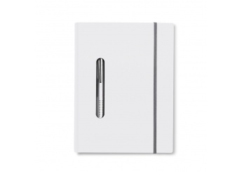 Caderno de 140 folhas com esferogrfica