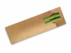 Conjunto de caneta + lapiseira em bolsa reciclada GREENSET