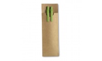 Conjunto de caneta + lapiseira em bolsa reciclada GREENSET
