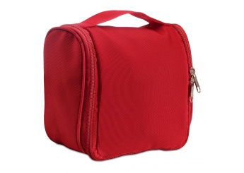Necessaire com multi-compartimentos e bolso de malha
