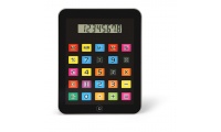 Calculadora digital grande com botes coloridos
