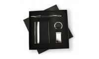 Conjunto executivo: porta cartes + esferogrfica + porta-chaves BOXNESS