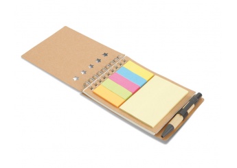 Bloco de notas reciclado + esferogrfica MULTIBOOK