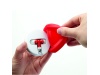 Auriculares em base redonda