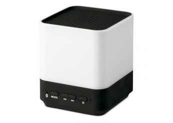 Coluna bluetooth 3.0 com luz ambiente que muda de cor